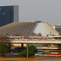 Opera and central bus station of Brasilia